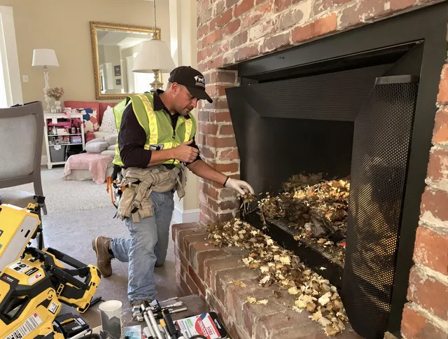 Safe screening installation by Colton Chimney Sweep in Colton, CA