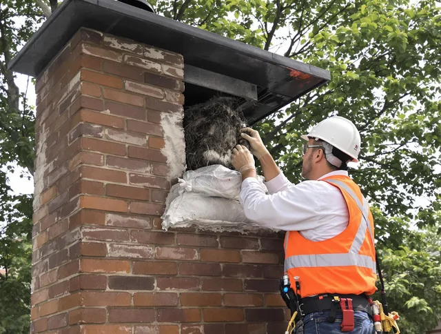 Humane removal of debris and animals by Colton Chimney Sweep in Colton, CA