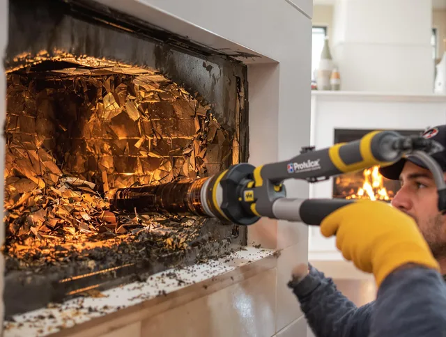 Professional chimney cleaning by Colton Chimney Sweep in Colton, CA