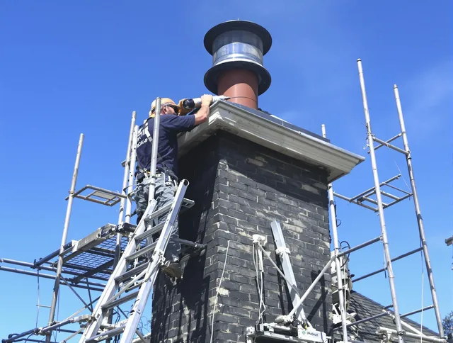Sturdy chimney crown finished by Colton Chimney Sweep in Colton, CA