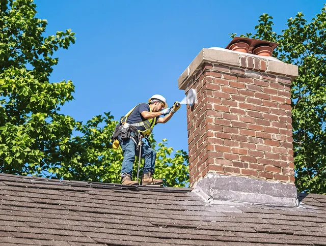 Colton Chimney Sweep performing an inspection with advanced tools in Colton, CA