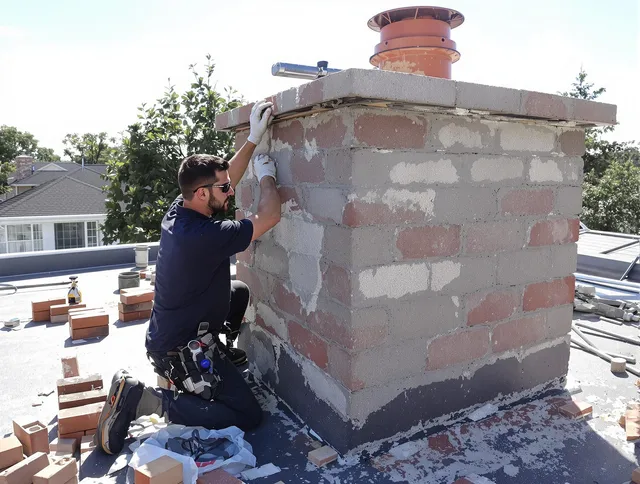 Advanced chimney repair process by Colton Chimney Sweep in Colton, CA