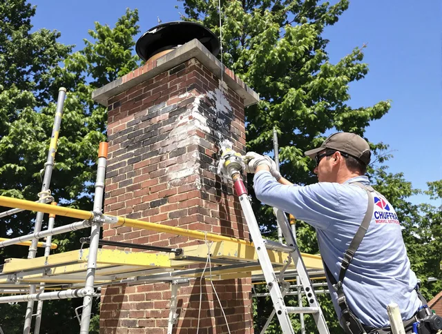 Structural chimney repair by Colton Chimney Sweep in Colton, CA
