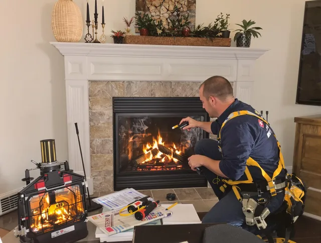 Safety-focused fireplace inspection by Colton Chimney Sweep in Colton, CA