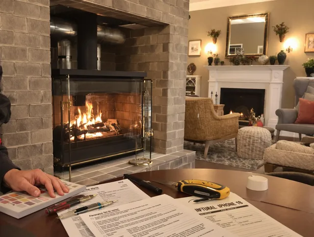 Colton Chimney Sweep verifying fireplace safety measures in Colton, CA